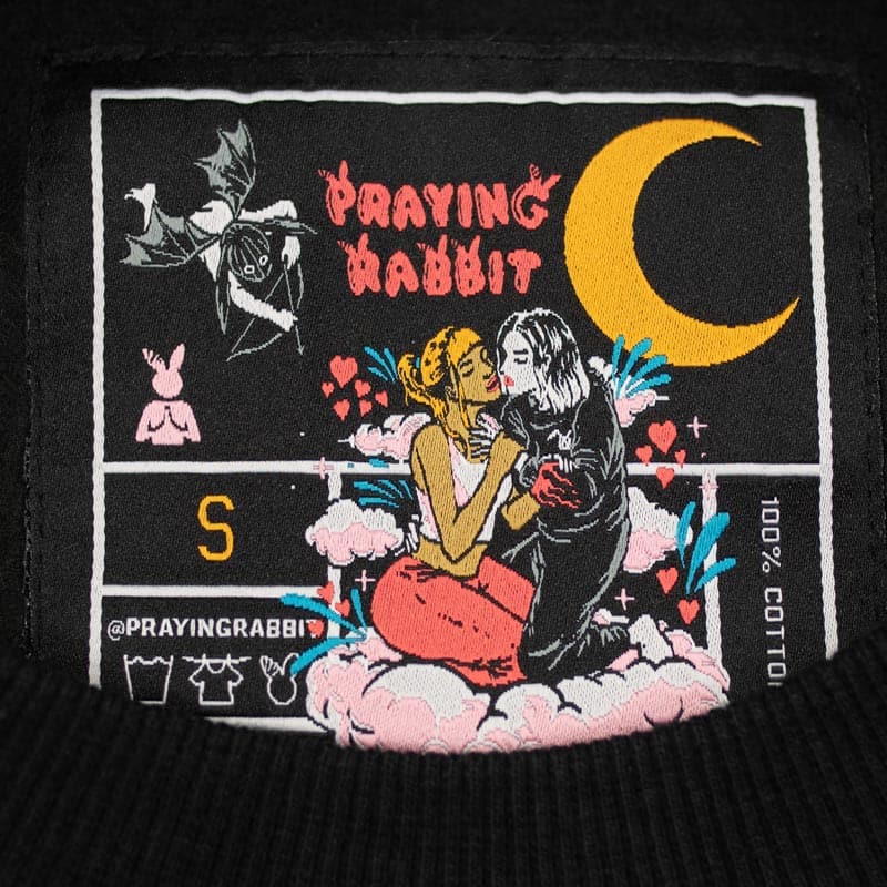 Love Embroidered Crew Neck