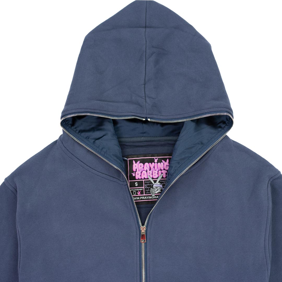 Hidden Pocket Hoodie - Navy Blue
