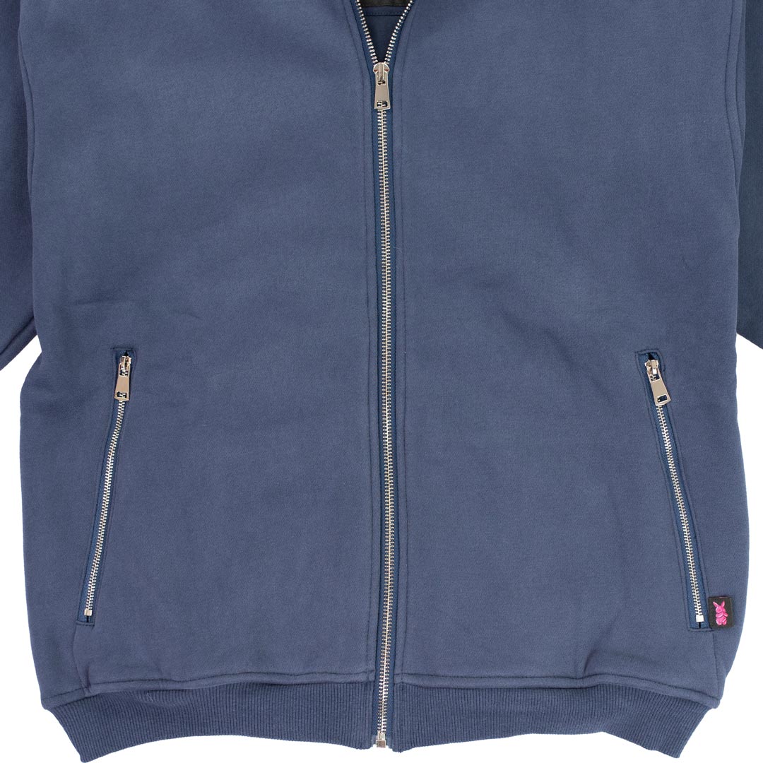 Hidden Pocket Hoodie - Navy Blue