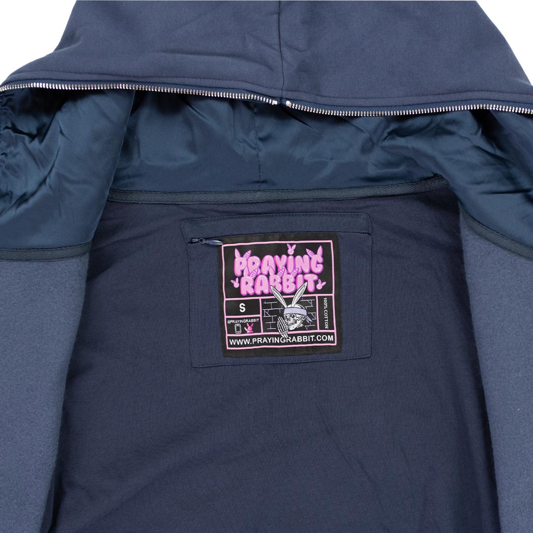 Hidden Pocket Hoodie - Navy Blue
