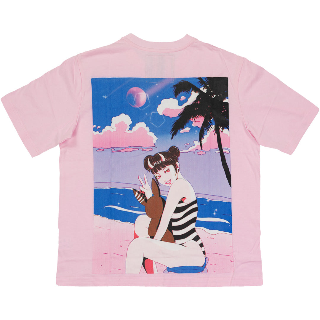 Summer Beach Tee (Pink)