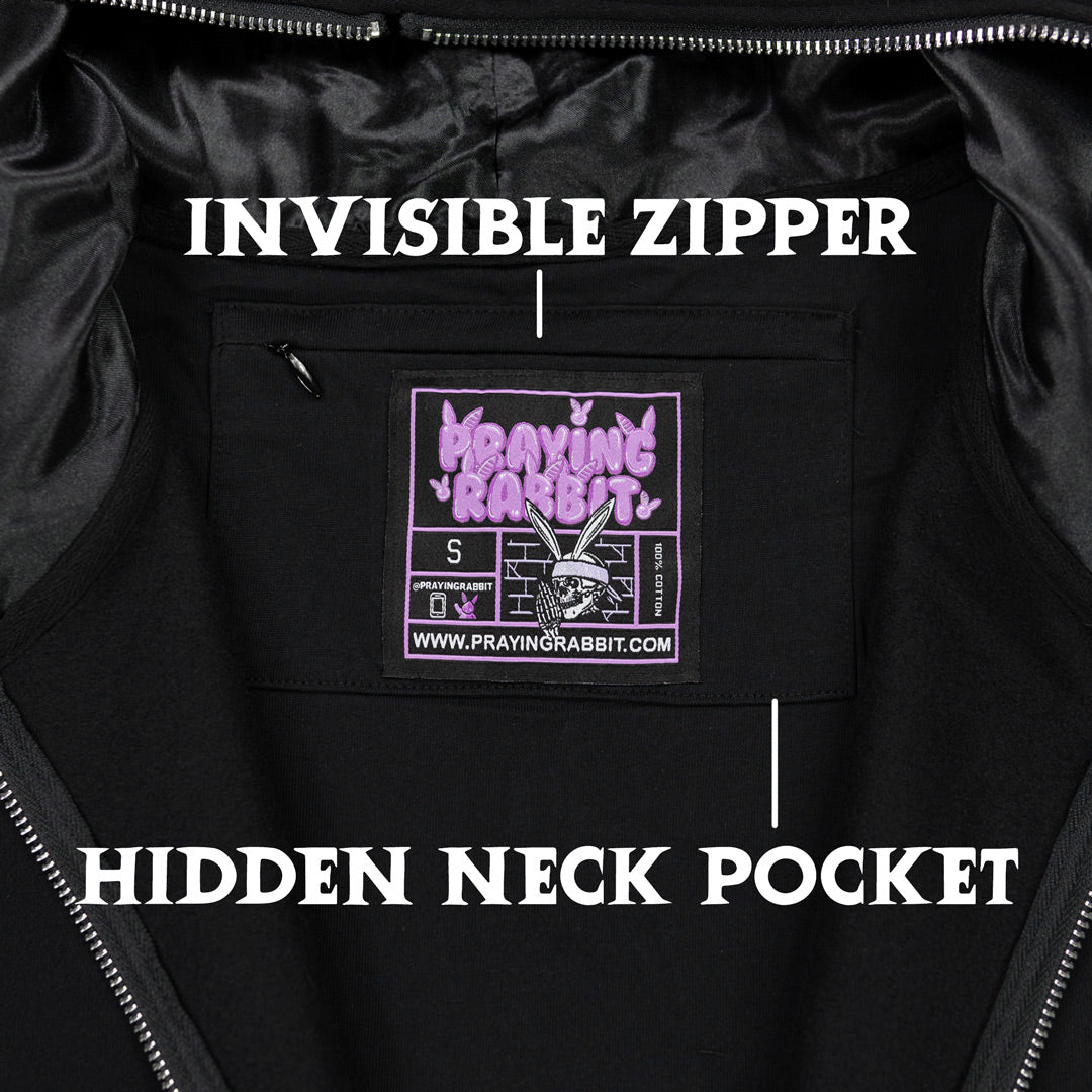 Plain Hoodie With Hidden Pockets