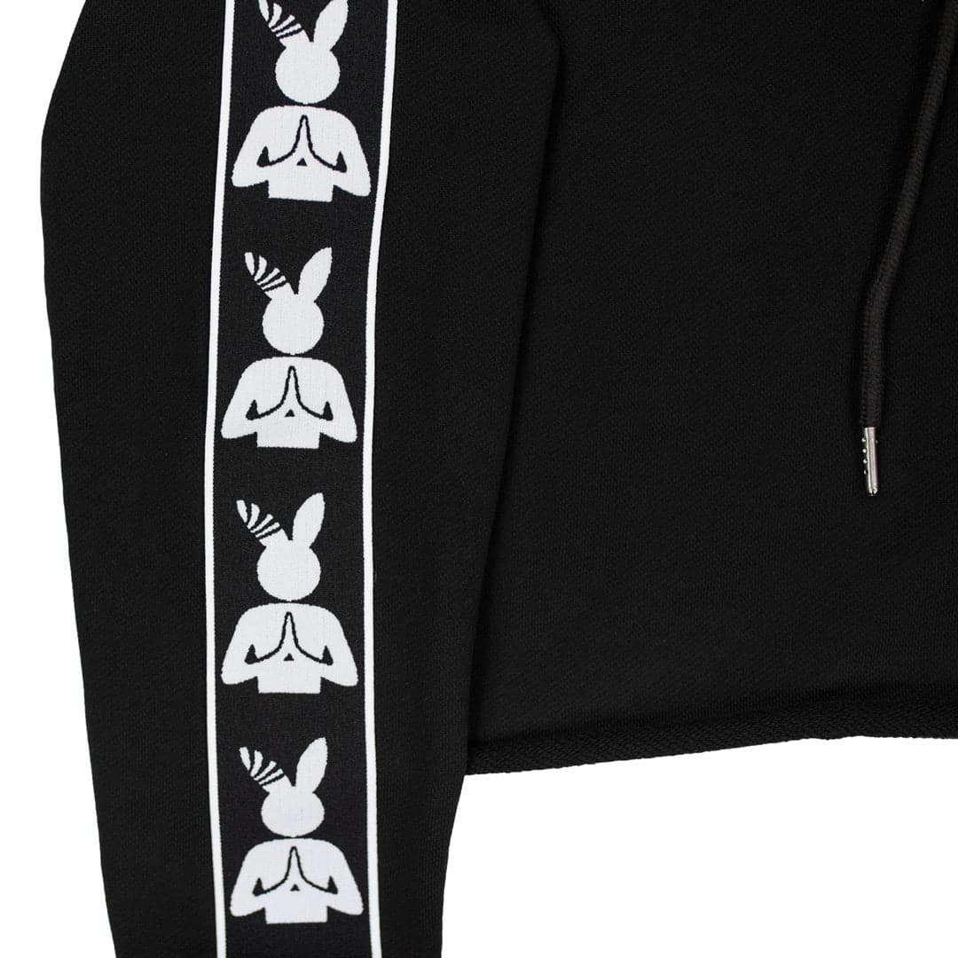 Praying Rabbit Classic Crop Hoodie