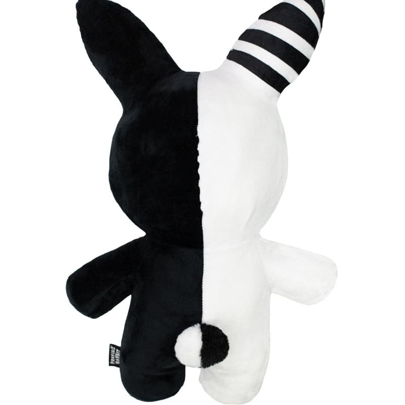 Rabbit Plushie – Black/White (20”)