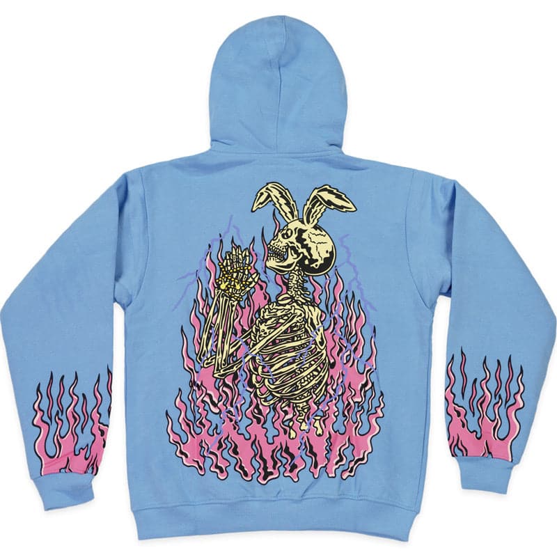 Pray For Me Hoodie Full Zip (BLUE)