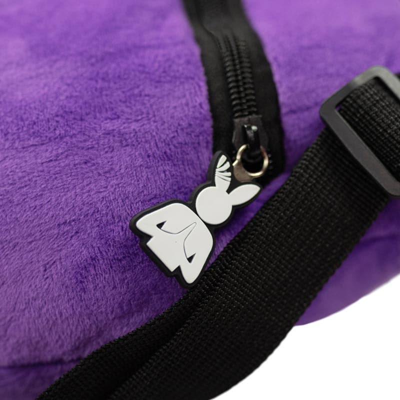 Rabbit Plush Backpack (20" PURPLE/BLACK)