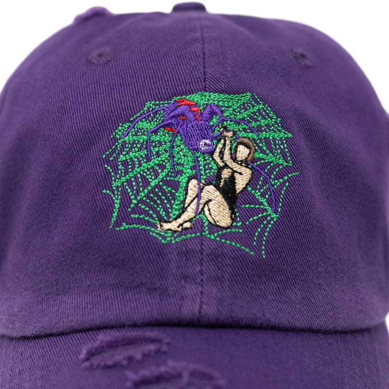 TRAPPED! Purple Distressed Hat