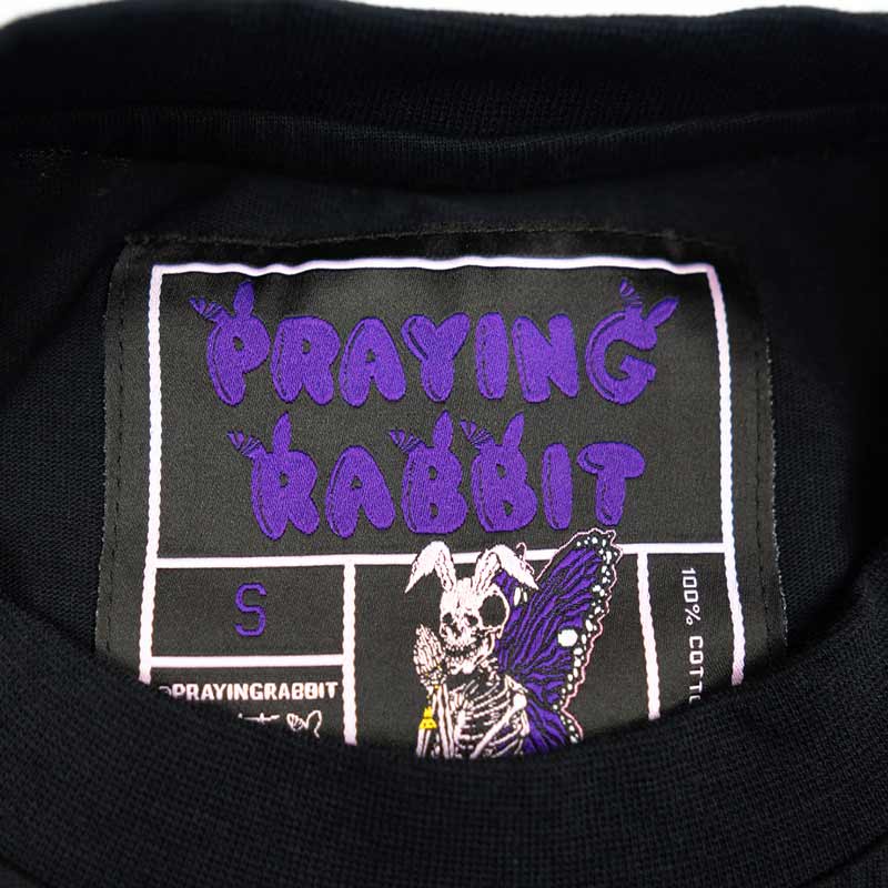 view of inside woven labels.