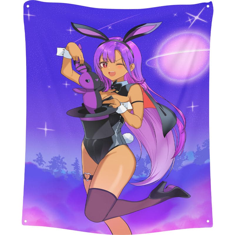 Magic Rabbit (Bunny Girl) Tapestry 55"