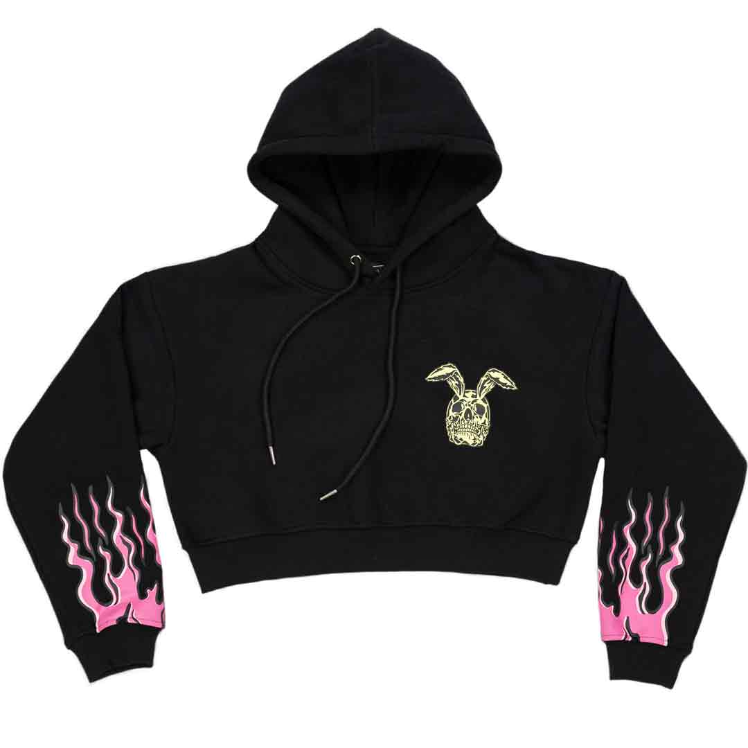 Pray For Me Crop Hoodie