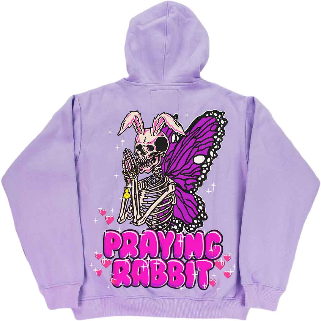 Praying Rabbit Butterfly Hoodie
