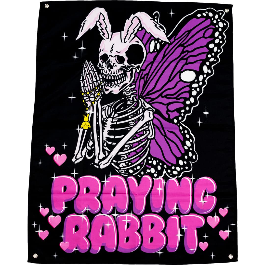 Praying Butterfly Tapestry 33"