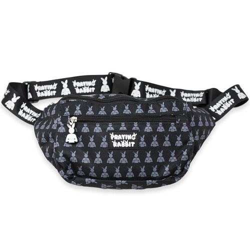 praying rabbit fanny pack