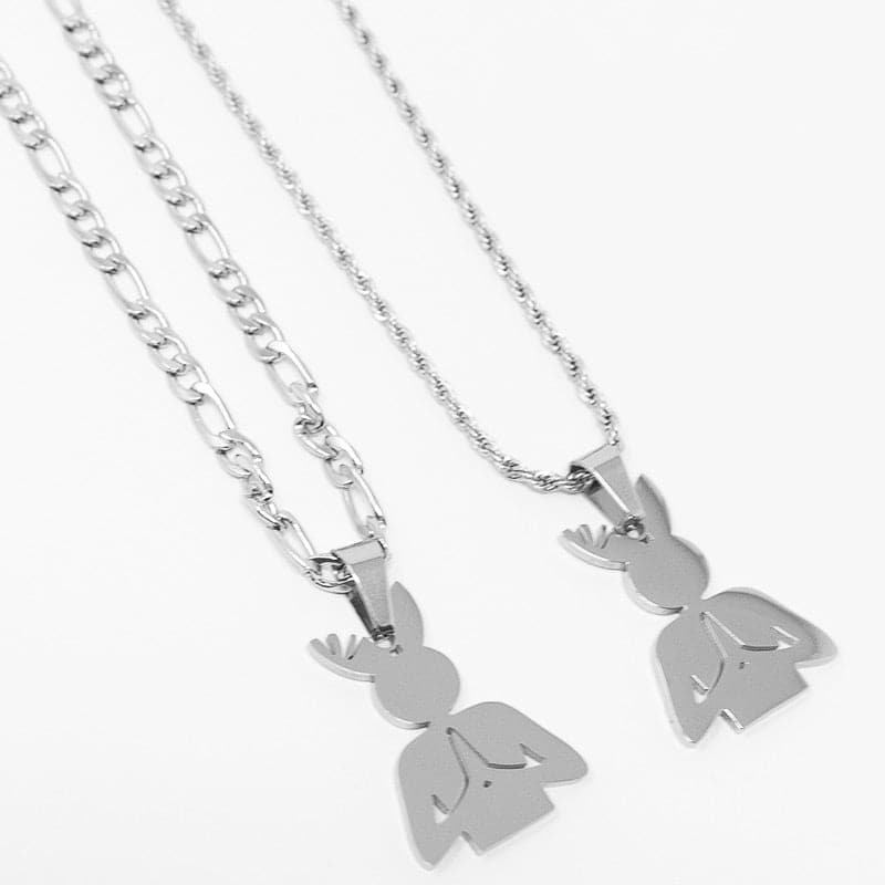 Praying Rabbit Necklace