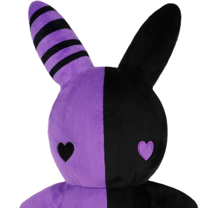 Rabbit Plush Backpack (20" PURPLE/BLACK)