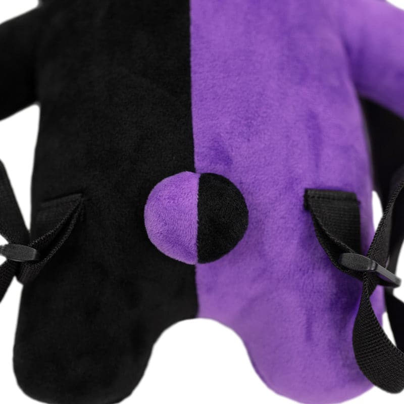 Rabbit Plush Backpack (20" PURPLE/BLACK)