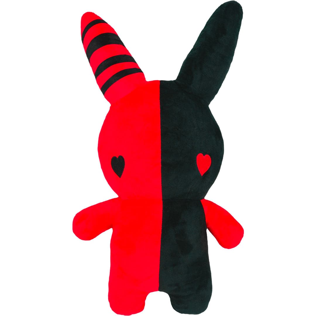 Rabbit Plushie 18" (RED/BLACK)