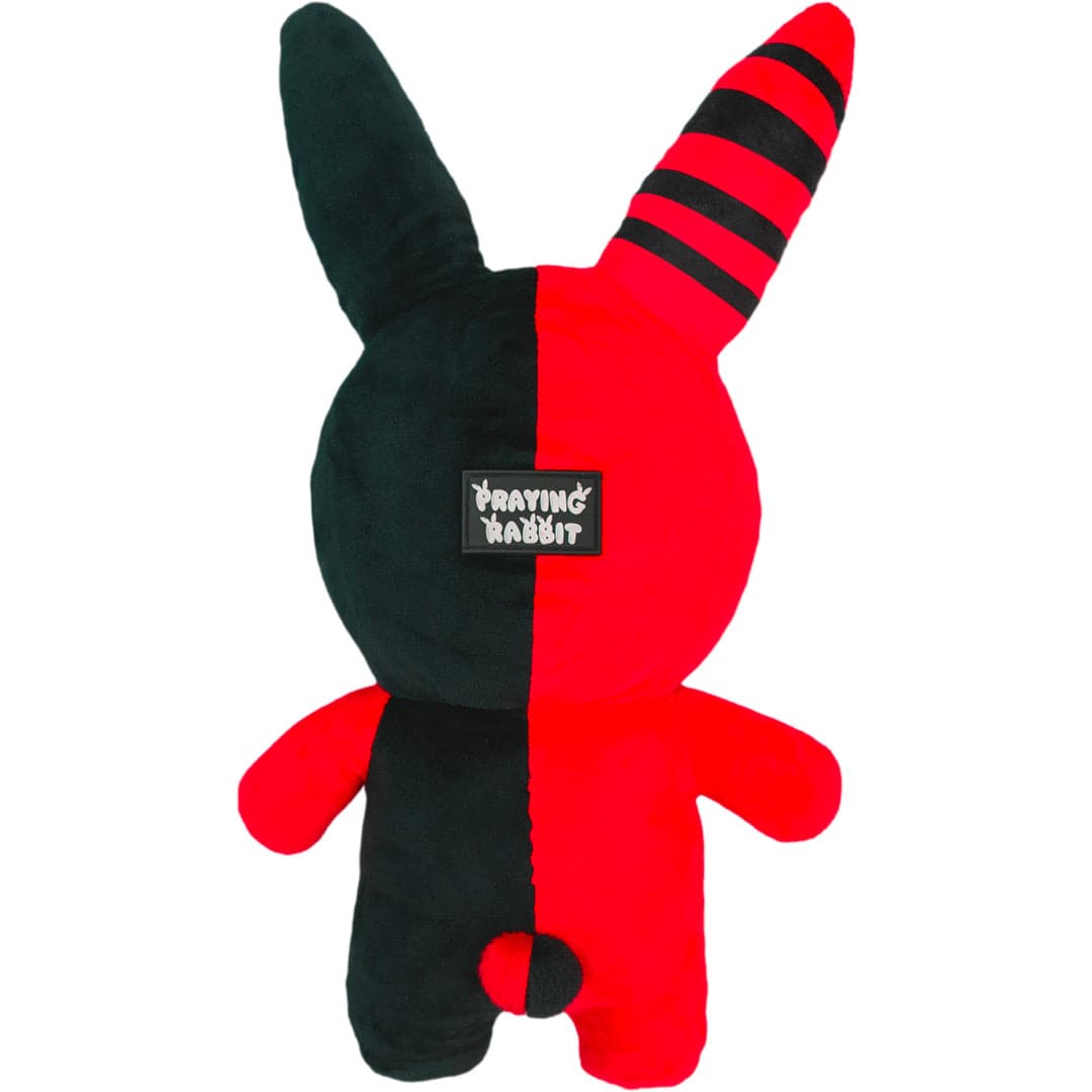 Rabbit Plushie 18" (RED/BLACK)