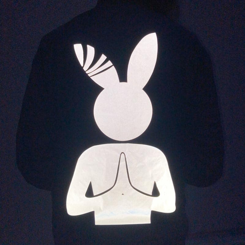 reflective back print