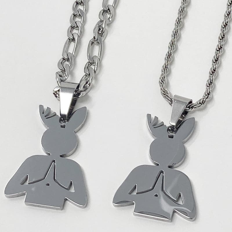 Praying Rabbit Necklace